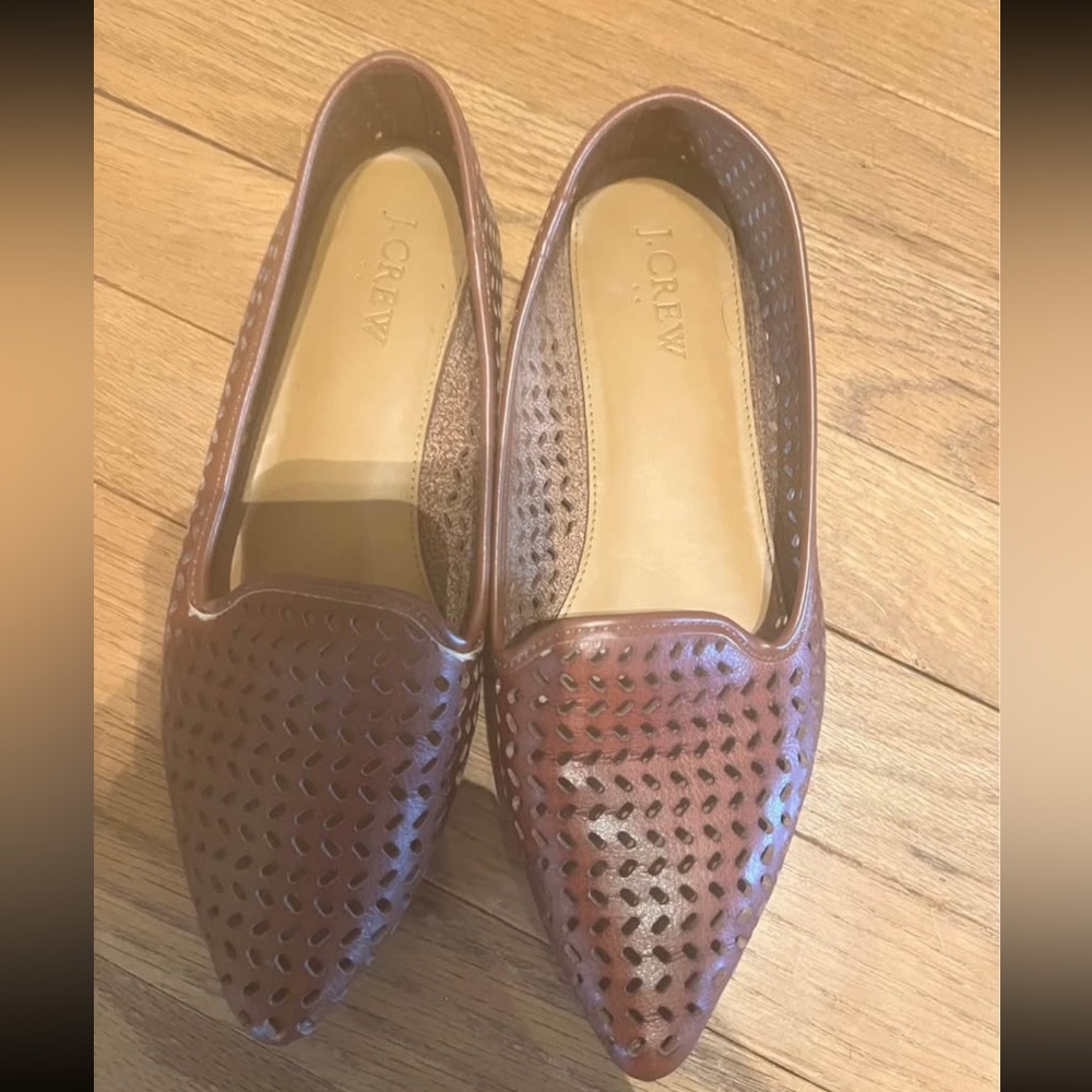 J Crew pointed detailed flats